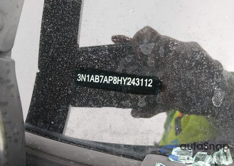 2017 Nissan Sentra Sr из США, поврежденный, VIN 3N1AB7AP8HY243112